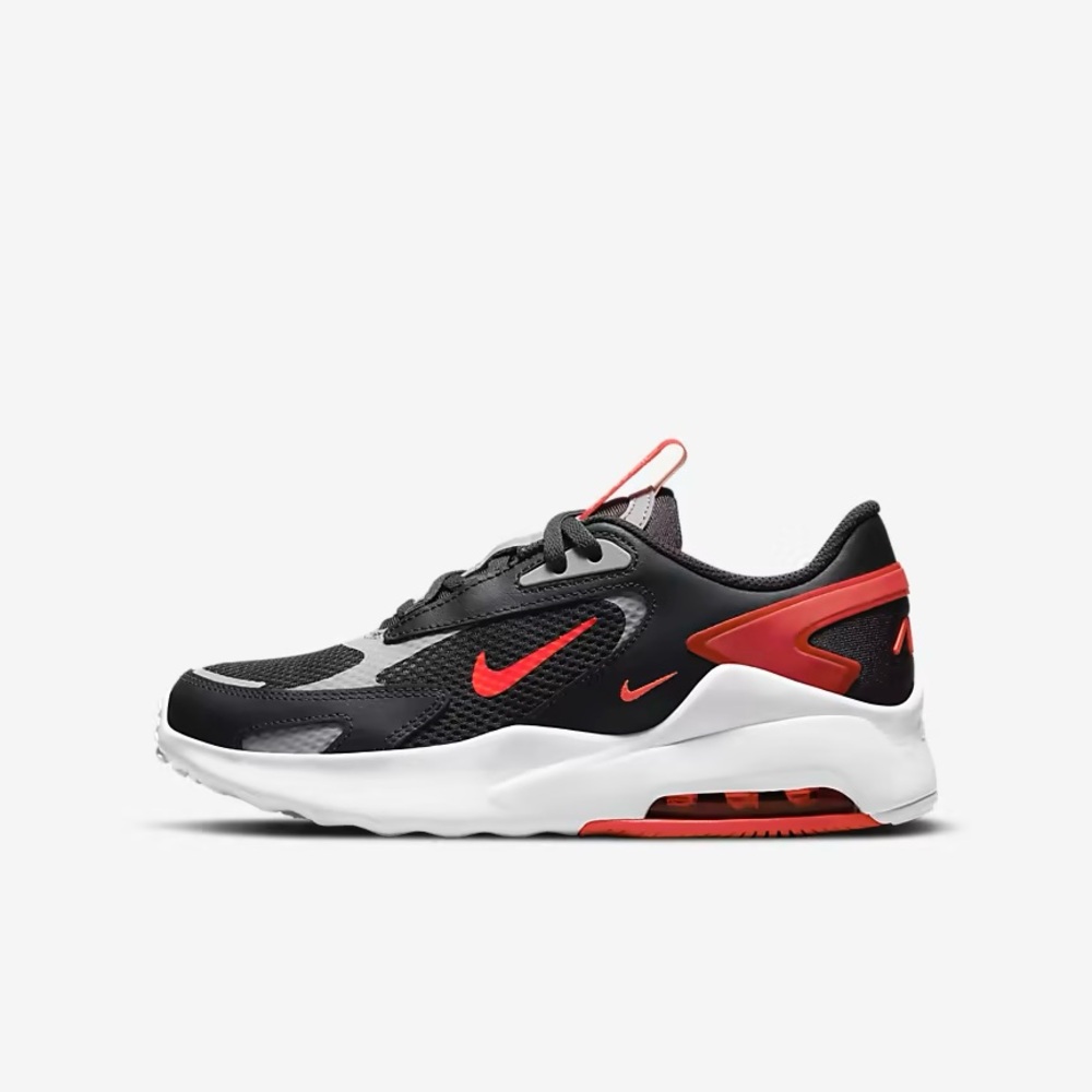 Boys Nike Air Max Grey and Red Shoes